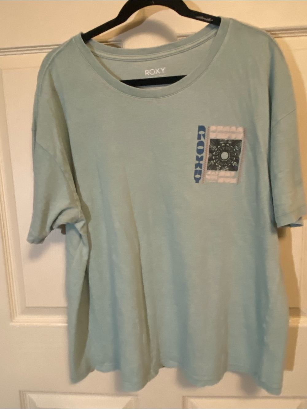 Roxy Light Teal Short Sleeve Graphic Tee